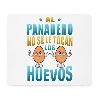 The baker does not touch his eggs - Mouse Pad (horizontal) - white - Front