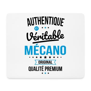 Authentique et véritable mécano - Original - Tapis de souris (format paysage) - blanc - Devant