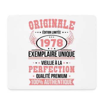Anniversaire 45 ans - Originale - 1978 - Tapis de souris (format paysage) - blanc - Devant