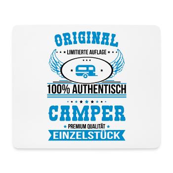 Camper - Original 100% Authentisch Einzelstück - Mousepad (Querformat) - Weiß - Vorne