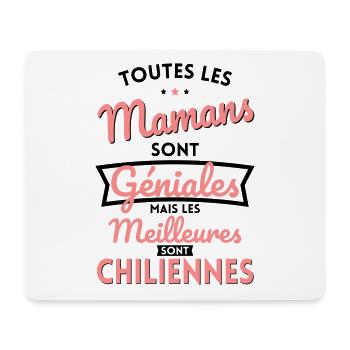 Mamans géniales les meilleures sont Chiliennes - Tapis de souris (format paysage) - blanc - Devant