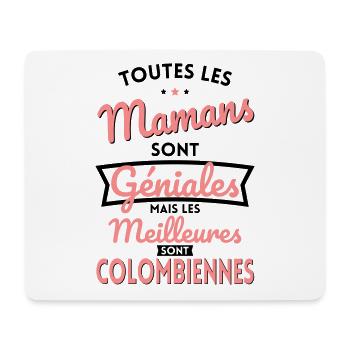 Mamans géniales les meilleures sont Colombiennes - Tapis de souris (format paysage) - blanc - Devant