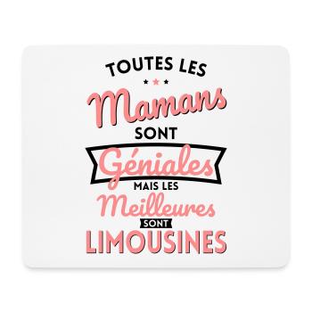 Mamans géniales les meilleures sont Limousines - Tapis de souris (format paysage) - blanc - Devant