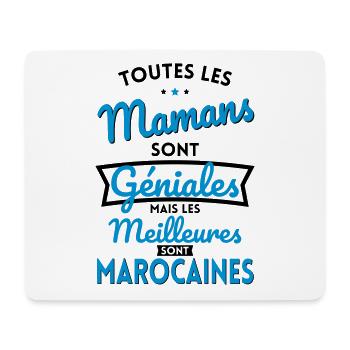 Mamans géniales les meilleures sont Marocaines - Tapis de souris (format paysage) - blanc - Devant