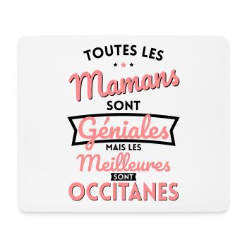 Mamans géniales les meilleures sont Occitanes - Tapis de souris (format paysage) - blanc - Devant