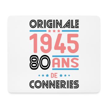 80th Birthday - Original 1945 - - Mouse Pad (horizontal) - white - Front