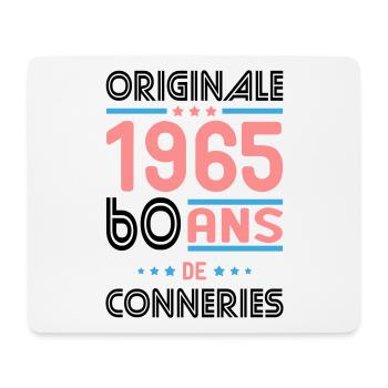 Anniversaire 60 ans - Originale 1965 - Conneries - Tapis de souris (format paysage) - blanc - Devant