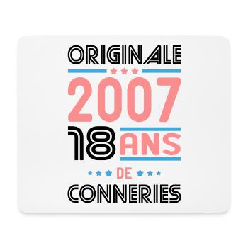 18th Birthday - Original 2007 - - Mouse Pad (horizontal) - white - Front
