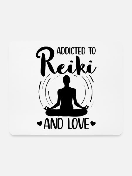 Reiki - Mouse Pad (horizontal) - white