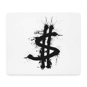 BTBR $ Dollar Splash - Mousepad (Querformat) - Weiß - Vorne