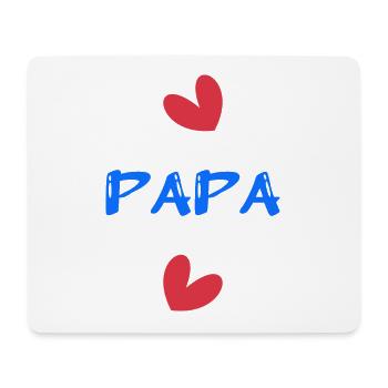 FÊTE DES PÈRES. BONNE FÊTE PAPA. PAPA. BONNE FÊTE - Tapis de souris (format paysage) - blanc - Devant
