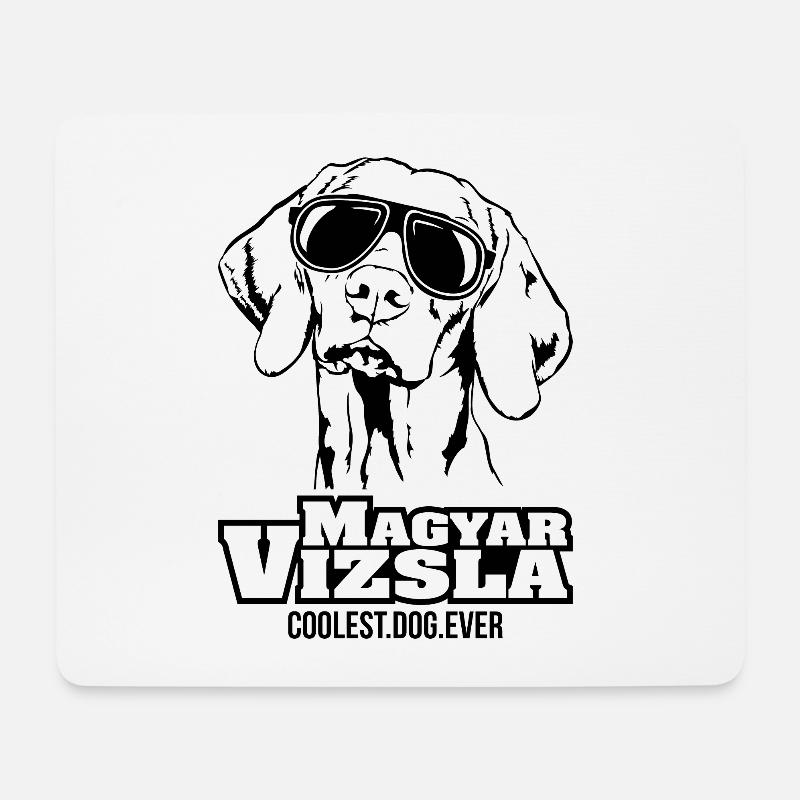 MAGYAR VIZSLA coolest dog ever Hundespruch Hunde - Mousepad (Querformat) - Weiß