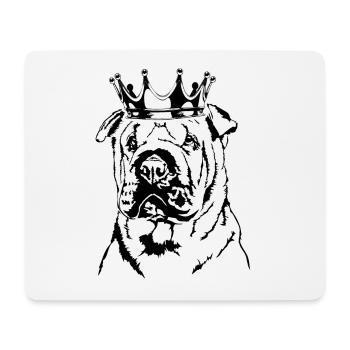 SHAR PEI Crown Dogs Dog Wilsigns - Mouse Pad (horizontal) - white - Front