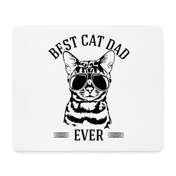 Best Cat Dad Bengal Cat Bengalkatze Katze Wilsigns - Mousepad (Querformat) - Weiß - Vorne
