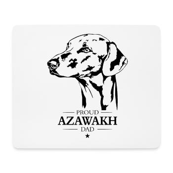 Azawakh Papa Chiens Chien Lévriers Wilsigns - Tapis de souris (format paysage) - blanc - Devant