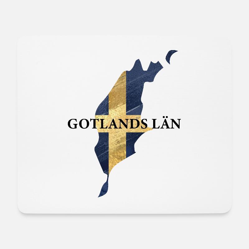 SCHWEDEN GOTLANDS LÄN - Mousepad (Querformat) - Weiß