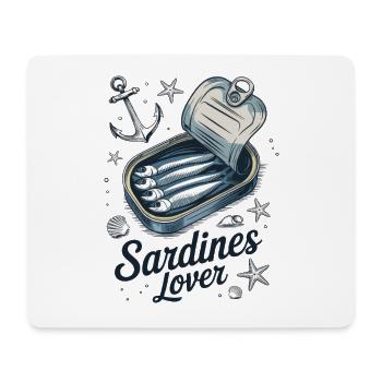 Love Sardines In A Box Fish Sea - Mouse Pad (horizontal) - white - Front