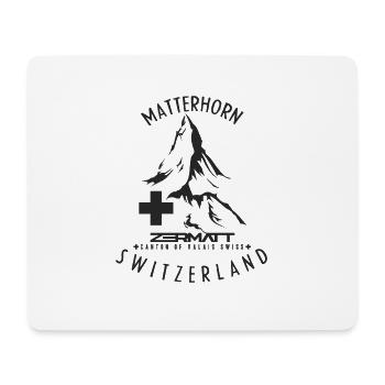Matterhorn Switzerland - Mouse Pad (horizontal) - white - Front