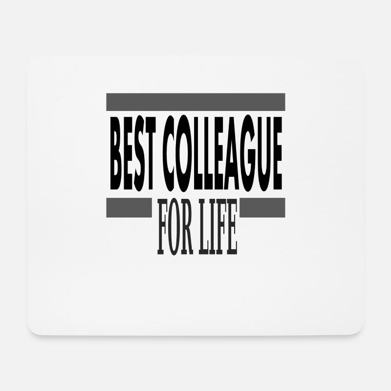 bester Kollege Arbeitskollege Arbeitskollegin - Mousepad (Querformat) - Weiß