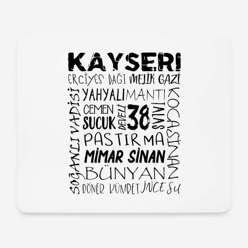 38 Kayseri Kayserili - Mousepad (Querformat) - Weiß