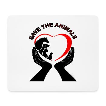 Protection des animaux Amis des animaux Amour des animaux Animaux Animaux Animaux - Tapis de souris (format paysage) - blanc - Devant