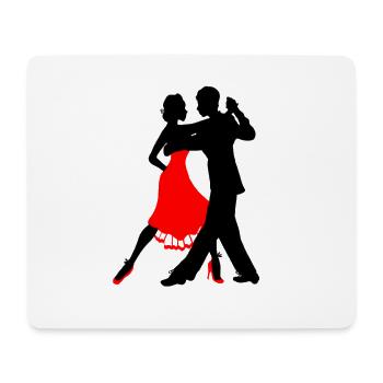 I love dancing dancer dance couple gift - Mouse Pad (horizontal) - white - Front