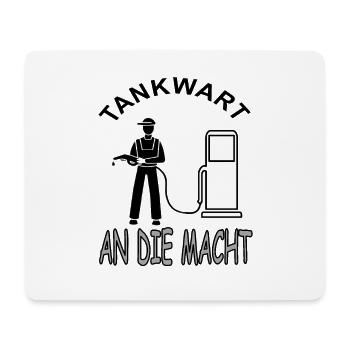Tankwart Tankstelle Zapfsäule Diesel Geschenkidee - Mousepad (Querformat) - Weiß - Vorne
