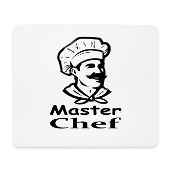 Chefkoch kochen Köchin Kochmütze Chef Geschenk - Mousepad (Querformat) - Weiß - Vorne