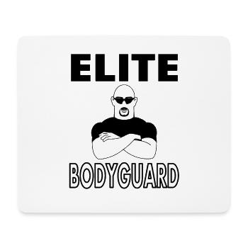 bin Bodyguard Elite Bouncer Security Service - Mouse Pad (horizontal) - white - Front