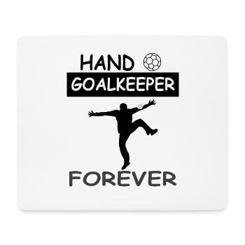 Pour toujours handball gardien de handball jouer sport - Tapis de souris (format paysage) - blanc - Devant