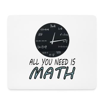 Étudier Math Étudiant Math Étude Cadeau - Tapis de souris (format paysage) - blanc - Devant