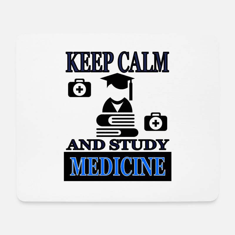 Medizin studieren Medizin-Student - Mousepad (Querformat) - Weiß