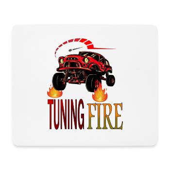 Tuning Car Sports Car Racing Driver Speedster Gift - Mouse Pad (horizontal) - white - Front