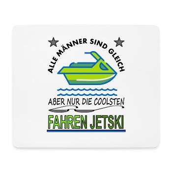 Jetski fahren Jetskifahrer Wassersport Geschenk - Mousepad (Querformat) - Weiß - Vorne