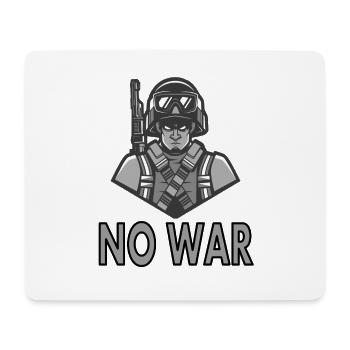 kein Krieg keine Waffen Freidenszeichen Geschenk - Mousepad (Querformat) - Weiß - Vorne