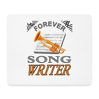 Forever Composer Music Songwriter Gift Idea - Mouse Pad (horizontal) - white - Front