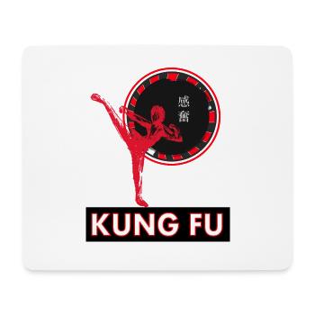 Entraînement Kung FuFormation Kung Fu Idée cadeau - Tapis de souris (format paysage) - blanc - Devant