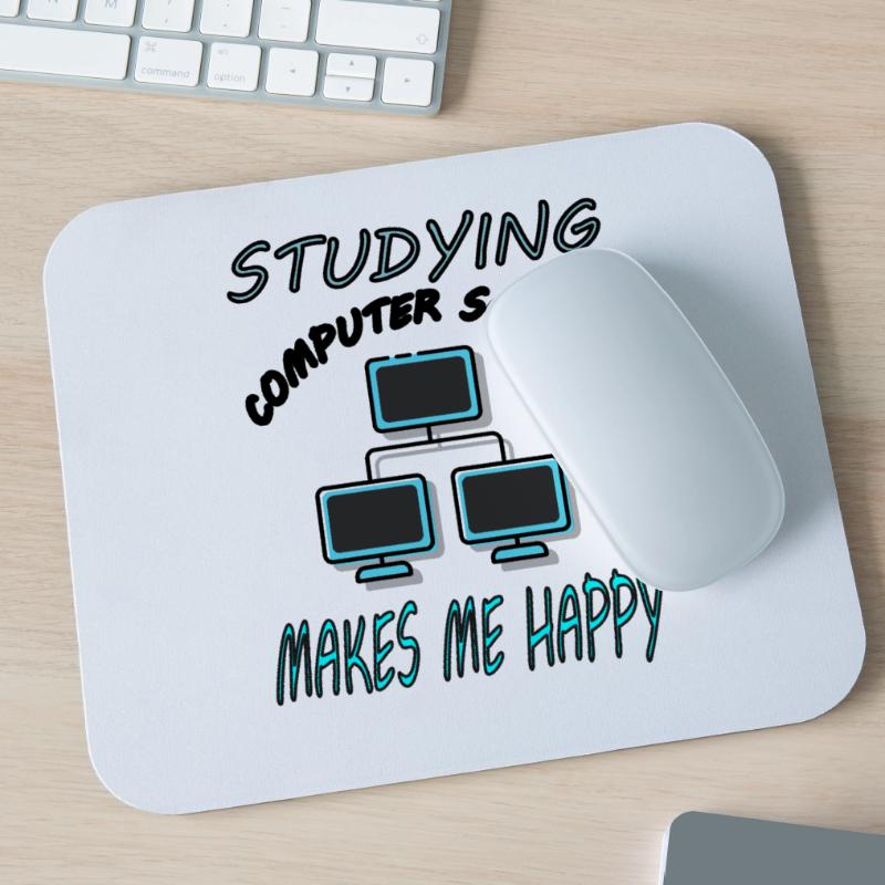 Study Computer Science Computer Science Student Gift Mouse Pad (horizontal)
