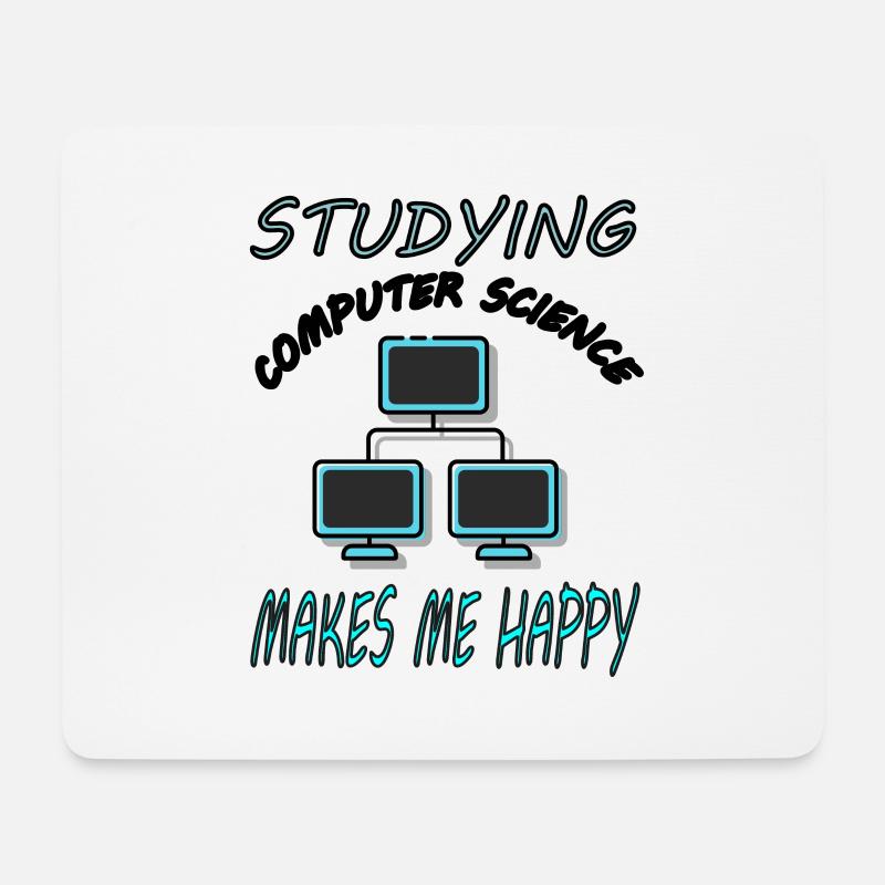 Study Computer Science Computer Science Student Gift - Mouse Pad (horizontal) - white