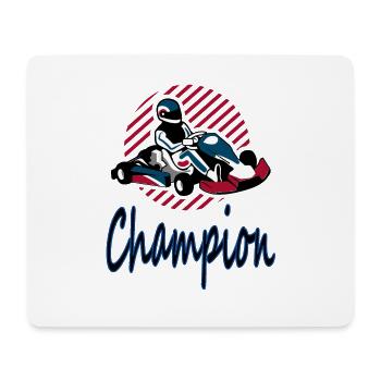Winner Car Racing Champion Racer Gift - Mouse Pad (horizontal) - white - Front