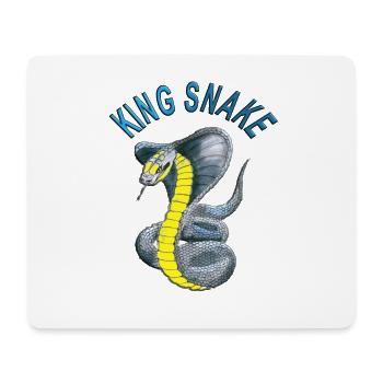 Cobra King Serpent Venimeux De La Faune Serpent Venimeux - Tapis de souris (format paysage) - blanc - Devant