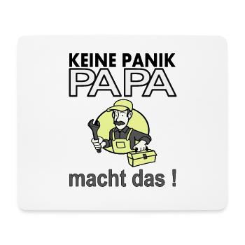 Ich bin Papa und Mechaniker Werkzeug Geschenkidee - Mousepad (Querformat) - Weiß - Vorne