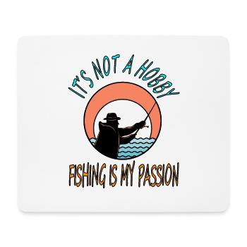 Fischer Fischerei angeln Fischfang Geschenkidee - Mousepad (Querformat) - Weiß - Vorne