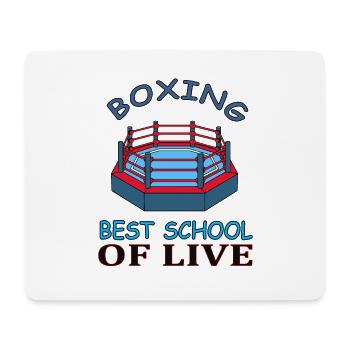 Boxer Boxing Match Boxing Fighter Martial Arts Gift Idea - Mouse Pad (horizontal) - white - Front