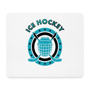 Eishockey spielen Eishockeyspieler Geschenkidee - Mousepad (Querformat) - Weiß - Vorne