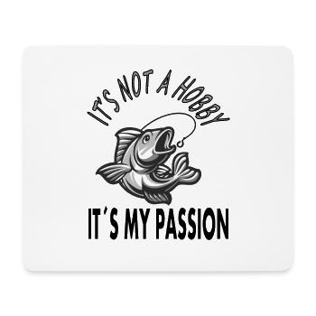 Angler Fischer Anglerfisch Fischerei Geschenkidee - Mousepad (Querformat) - Weiß - Vorne