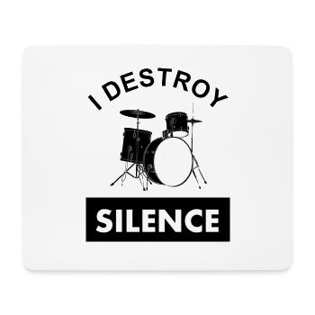 Drums Play Drums Musical Instrument Gift - Tapis de souris (format paysage) - blanc - Devant