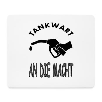 Gas station attendant to power gas station refuel gift - Mouse Pad (horizontal) - white - Front