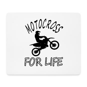 Motocross Ride Cascade Cascade Moto Cadeau - Tapis de souris (format paysage) - blanc - Devant