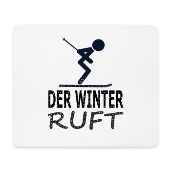 Ski fahren Skigebiet Skifahrer Spruch Geschenkidee - Mousepad (Querformat) - Weiß - Vorne